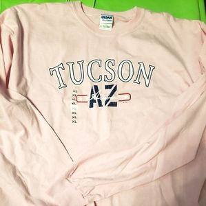 Tuscan AZ long sleeve pink Tee Shirt XL New